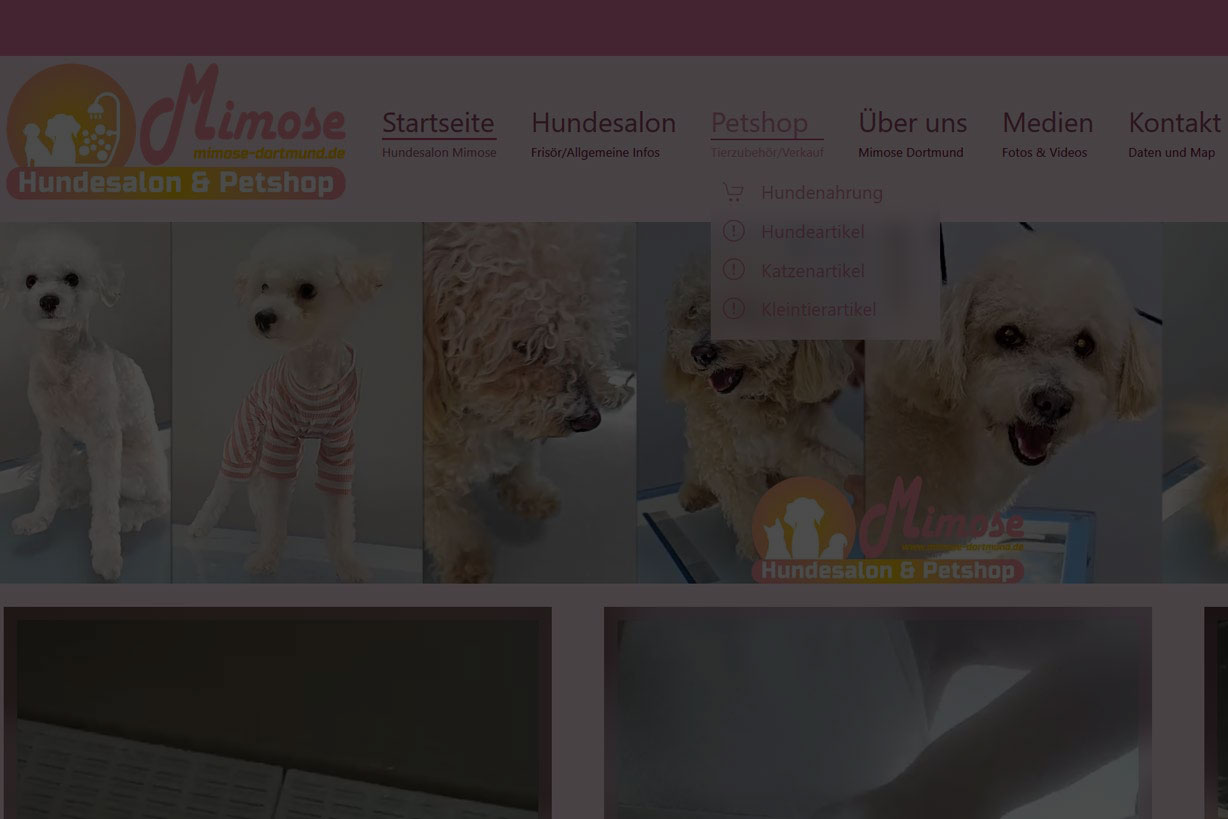 Hundesalon und Petshop Mimose