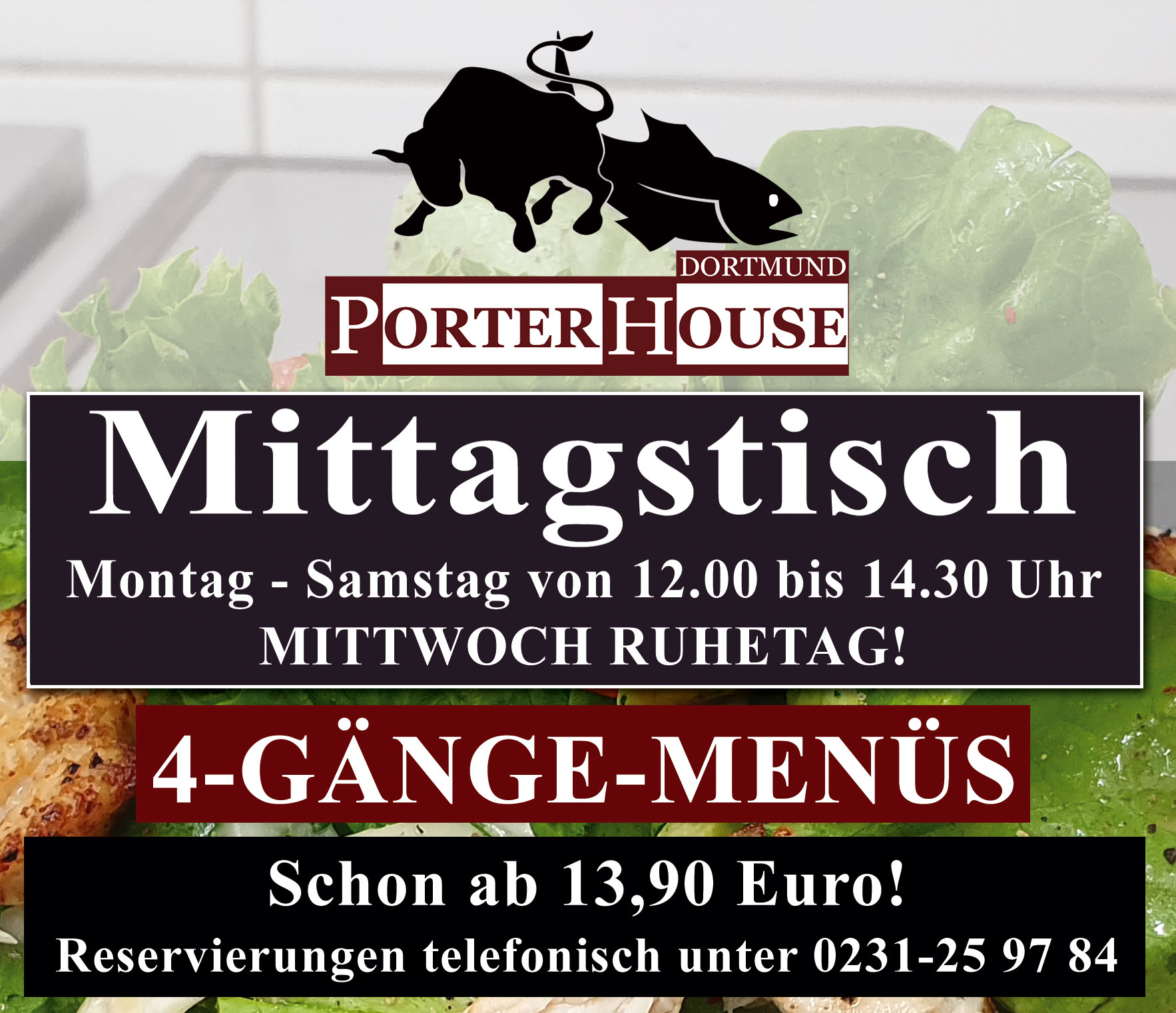 Mittagstisch im Porterhouse Dortmund